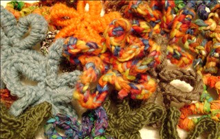 crocheted flowers